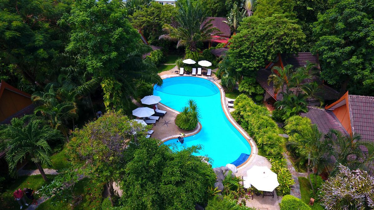 Palm Garden Resort Phuket, Aerial Palm Garden Resort Phuket, Aerial