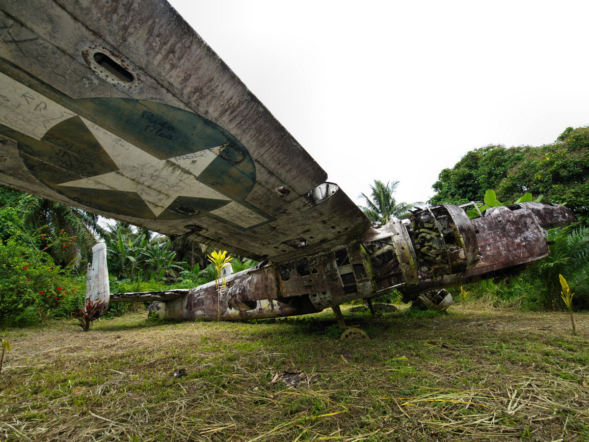 Flugzeugwrack © David & Melanie Schule Flugzeugwrack